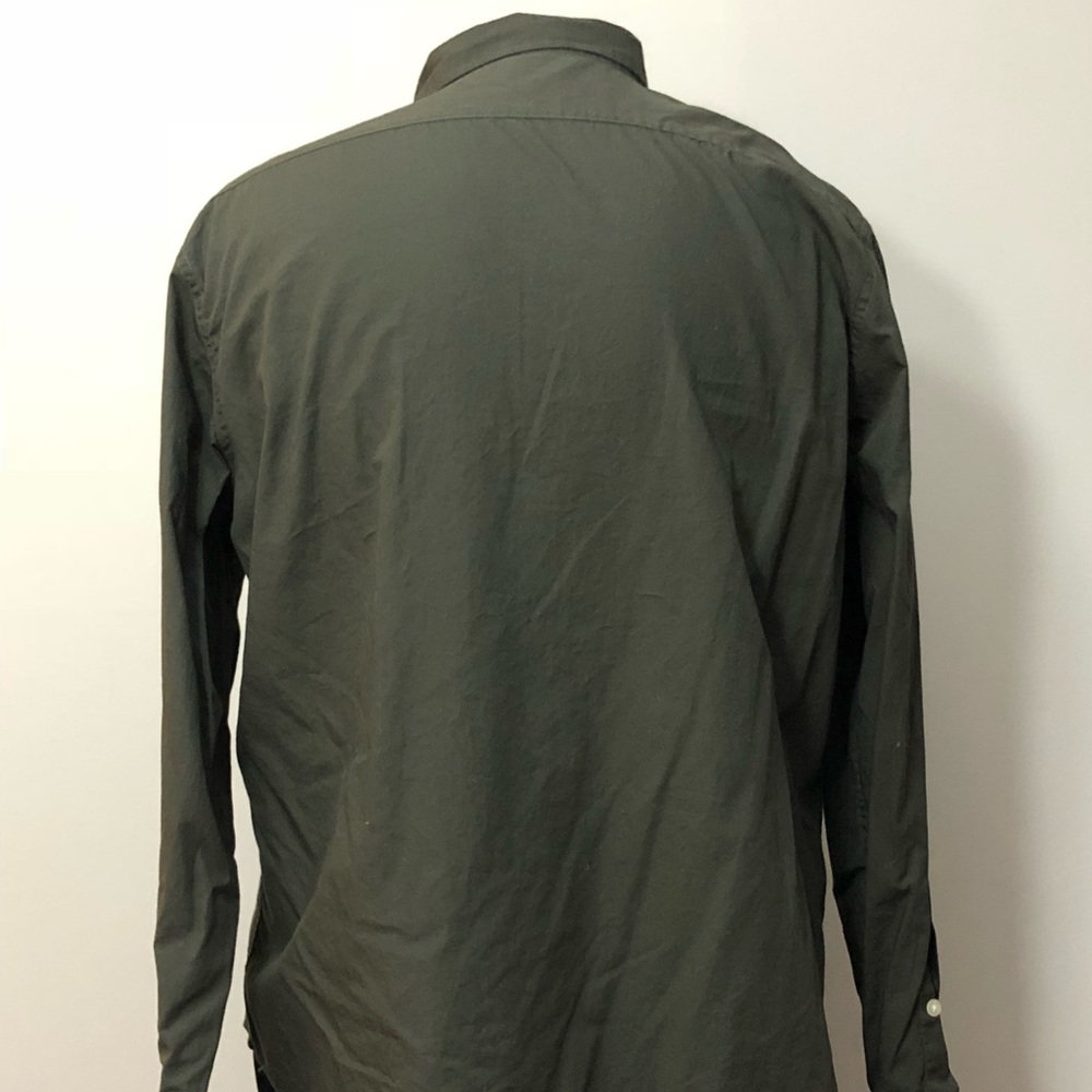 HUNTER GREEN NARRAGANSETT TRADER BUTTON UP - Picture 2 of 5